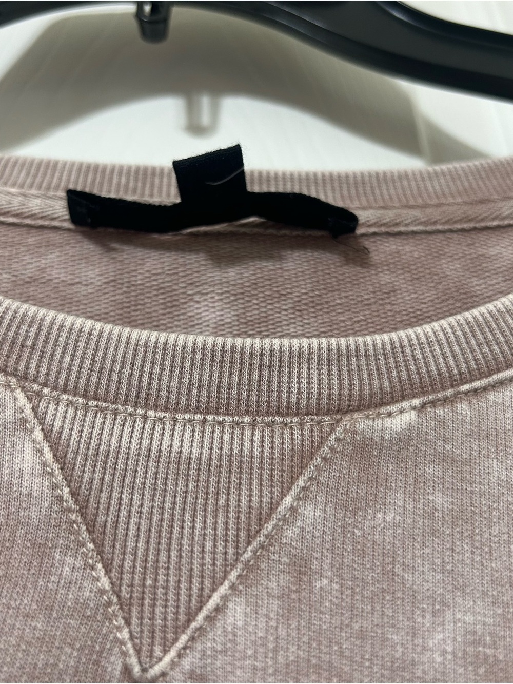 Jane & Delancey Zadig & Voltaire Dusty Pink Mineral-Wash Sweatshirt Sz M - Picture 10 of 10